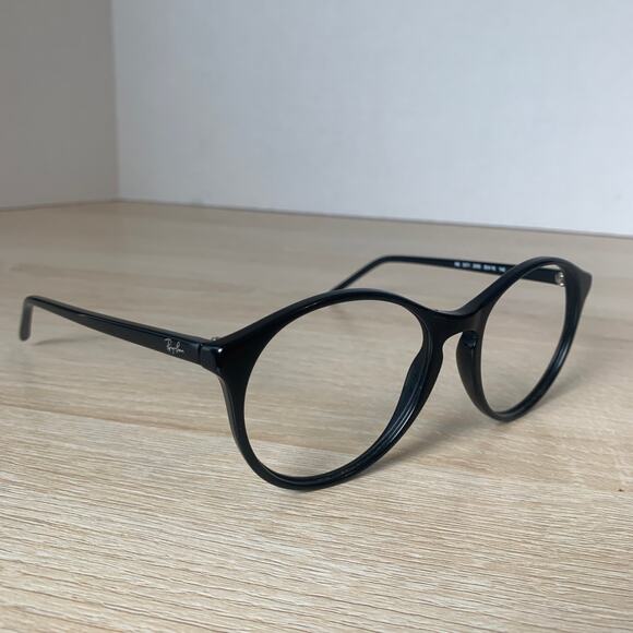 Ray-Ban RB5371 2000 Eyeglasses Polished Black Frames Only Round 53-18-140 - Picture 1 of 8